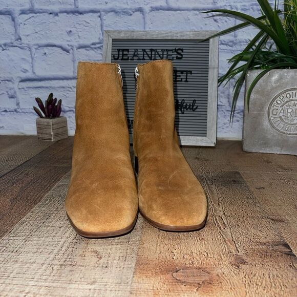 NINE WEST Cabra WOMEN'S BLOCK HEEL ANKLE BOOTIES SIZE 6.5 - Picture 7 of 11